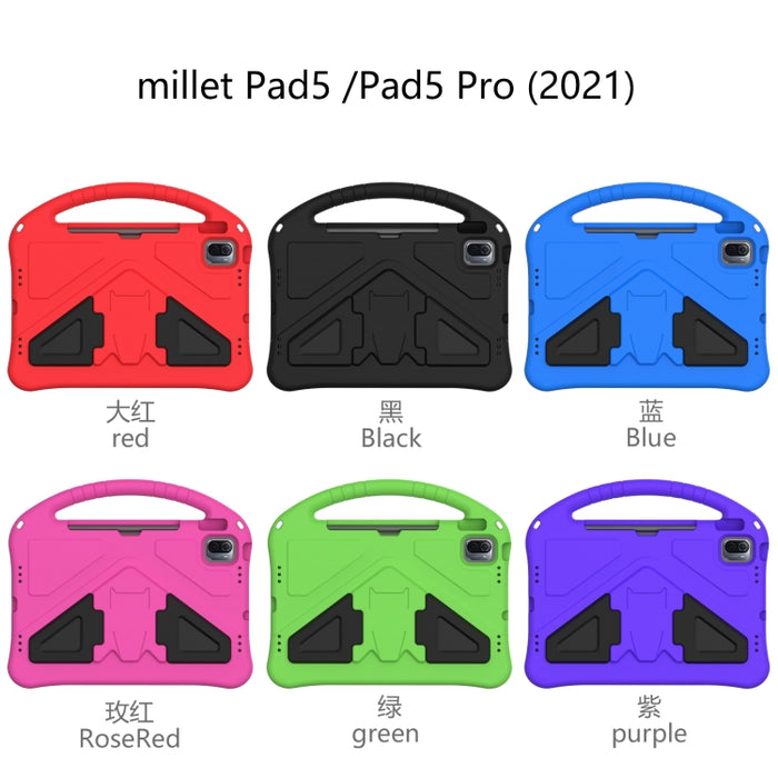 Carcasa protectora plana anticaída de EVA con soporte, For Xiaomi Pad 5 / Pad 5 Pro 2021