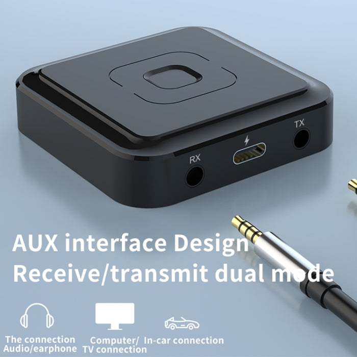 BT-22 5.1 Receptor y transmisor Bluetooth 2 en 1 Admite llamadas de voz