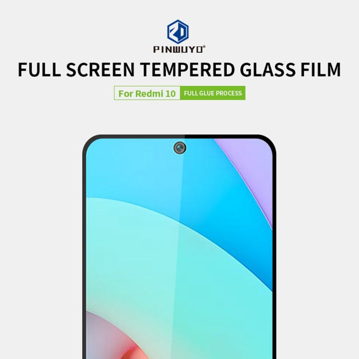 PINWUYO 9H 2.5D Película de vidrio templado de pantalla completa, For Xiaomi Redmi 10, For Samsung Galaxy Xcover 5, For Huawei P50, For ZTE Axon30 5G