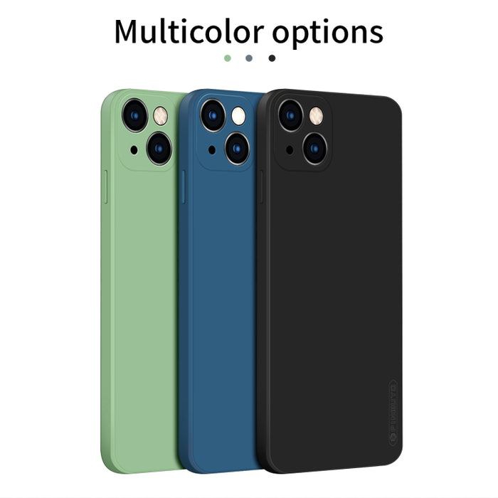 PINWUYO Touching Series Funda de silicona líquida TPU a prueba de golpes, For iPhone 13 mini