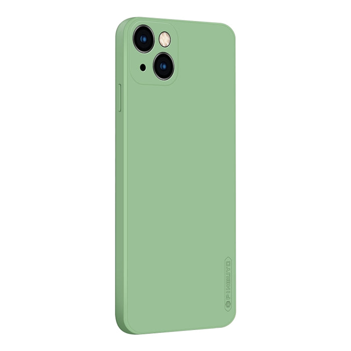 PINWUYO Touching Series Funda de silicona líquida TPU a prueba de golpes, For iPhone 13 mini