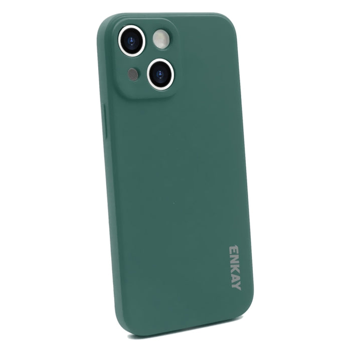 Hat-Prince ENKAY Funda protectora de silicona líquida a prueba de golpes para iPhone 13 mini, For iPhone 13 mini