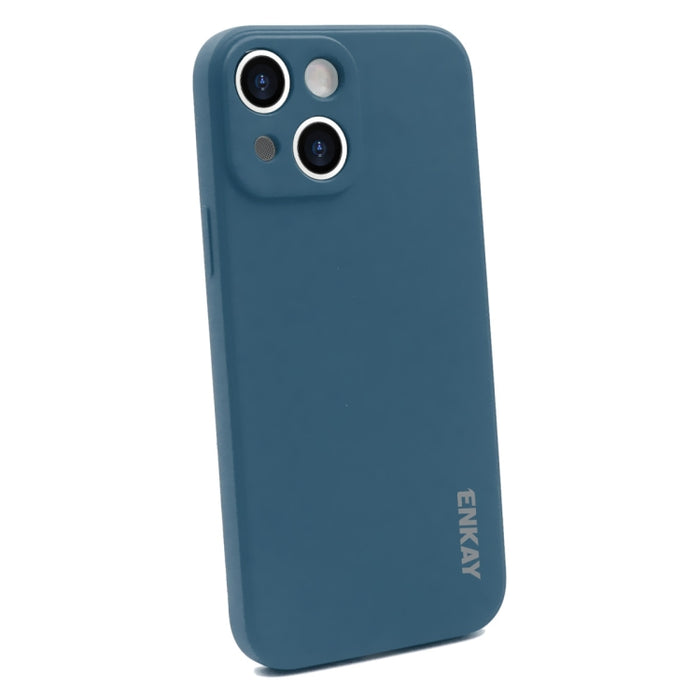 Hat-Prince ENKAY Funda protectora de silicona líquida a prueba de golpes para iPhone 13, For iPhone 13