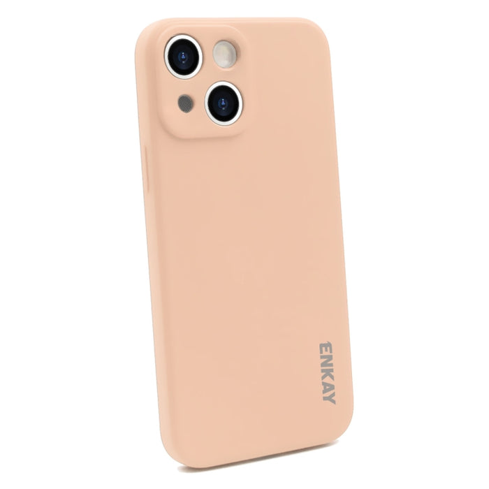 Hat-Prince ENKAY Funda protectora de silicona líquida a prueba de golpes para iPhone 13, For iPhone 13