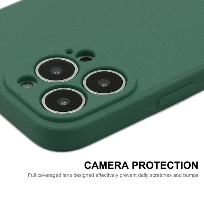 Hat-Prince ENKAY Funda protectora de silicona líquida a prueba de golpes para iPhone 13 Pro, For iPhone 13 Pro