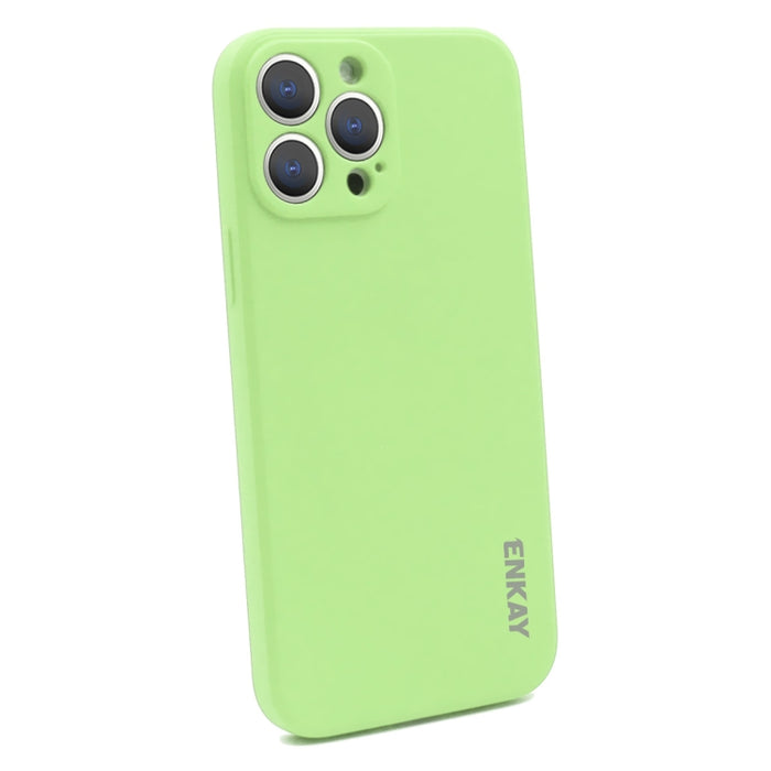 Hat-Prince ENKAY Funda protectora de silicona líquida a prueba de golpes para iPhone 13 Pro, For iPhone 13 Pro