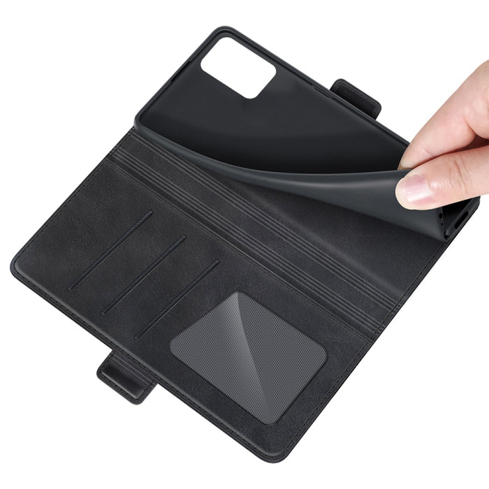 Para Xiaomi Redmi 10 Estuche de cuero con tapa horizontal con hebilla magnética de doble cara con soporte y ranuras para tarjetas y billetera, For Xiaomi Redmi 10