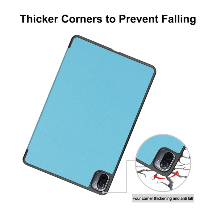 Para Xiaomi Mi Pad 5 / 5 Pro ENKAY Custer Texture Horizontal Flip PU + PC Funda de cuero con tres soportes plegables y función de reposo / activación, For Xiaomi Mi Pad 5 / 5 Pro