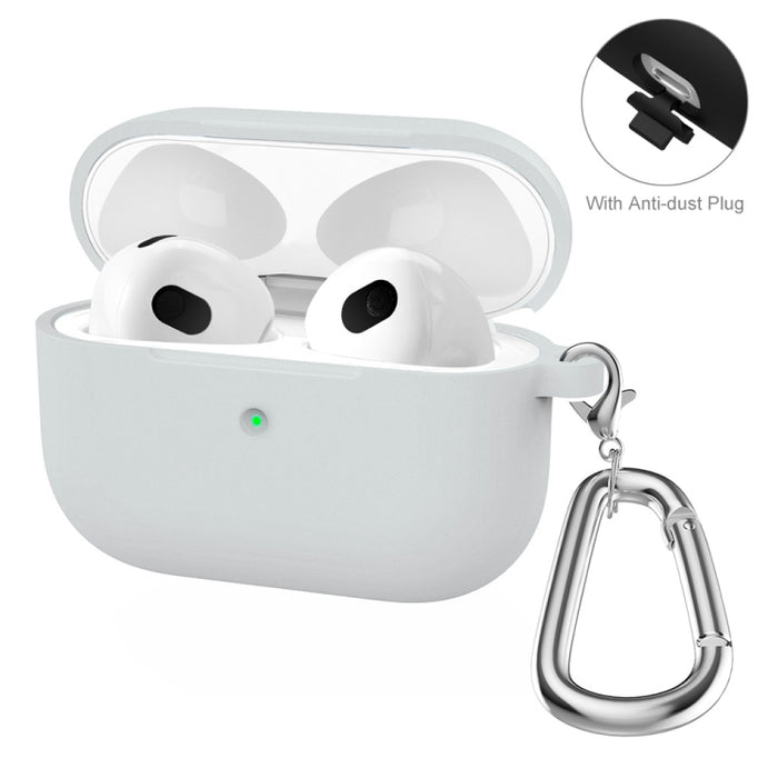 ENKAY Hat-Prince funda protectora de silicona gruesa que absorbe los golpes con llavero para Apple AirPods Pro 2 2021