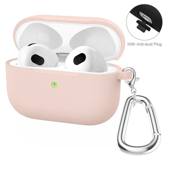 ENKAY Hat-Prince funda protectora de silicona gruesa que absorbe los golpes con llavero para Apple AirPods Pro 2 2021