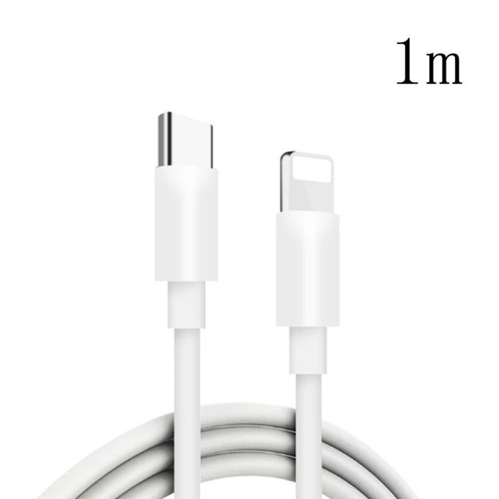 PD20W USB-C / Type-C a cable de datos de sincronización de carga rápida PD de 8 pines para iPhone 13/12 Series, 1m, 1.5m, 2m