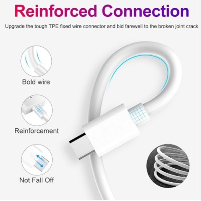 PD20W USB-C / Type-C a cable de datos de sincronización de carga rápida PD de 8 pines para iPhone 13/12 Series, 1m, 1.5m, 2m