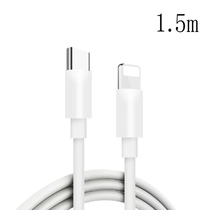 PD20W USB-C / Type-C a cable de datos de sincronización de carga rápida PD de 8 pines para iPhone 13/12 Series, 1m, 1.5m, 2m