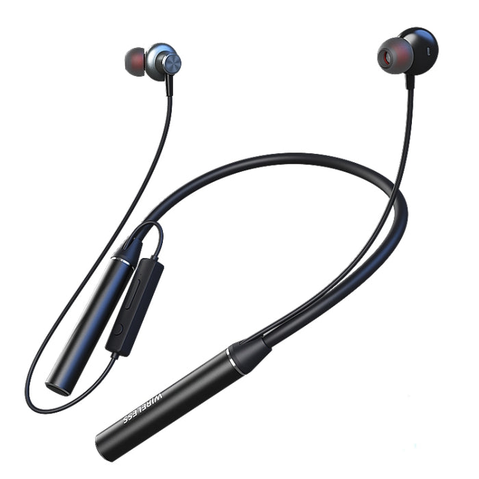 GYM530 Auriculares deportivos con cancelación de ruido montados en el cuello magnético Soporte estéreo en la oreja Manos libres / Tarjeta TF