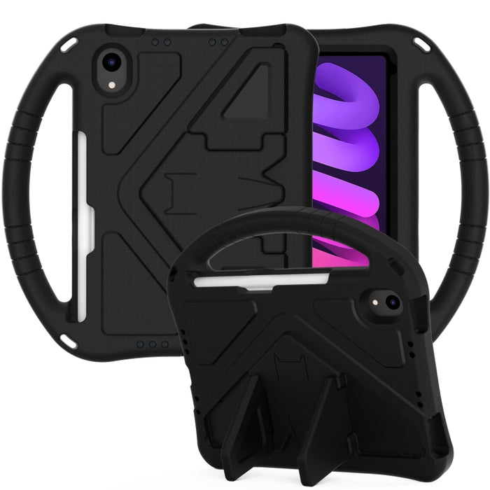 Carcasa protectora plana anticaída de EVA con soporte, For iPad mini 6 / mini 2024