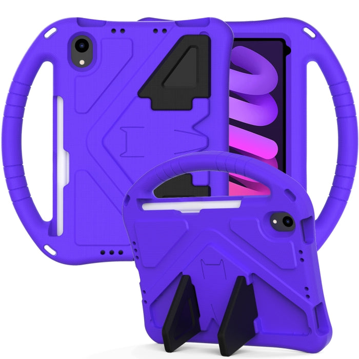 Carcasa protectora plana anticaída de EVA con soporte, For iPad mini 6 / mini 2024
