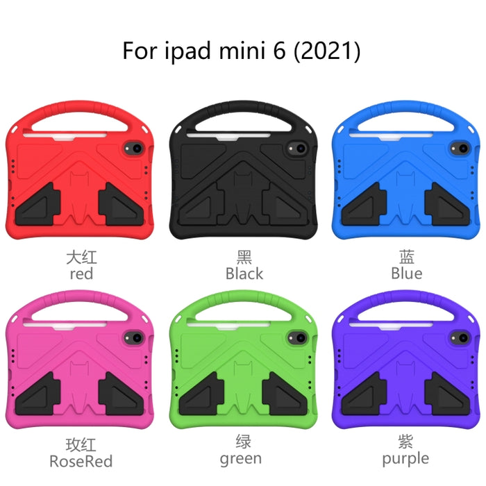 Carcasa protectora plana anticaída de EVA con soporte, For iPad mini 6 / mini 2024