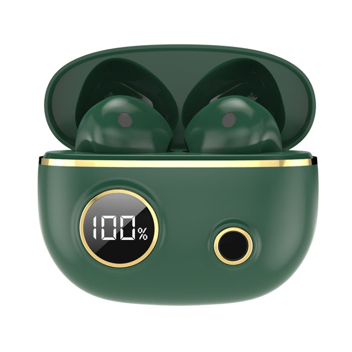 PRO100 TWS Bluetooth 5.2 Auriculares impermeables con cancelación de ruido Auriculares deportivos estéreo 9D con estuche de carga