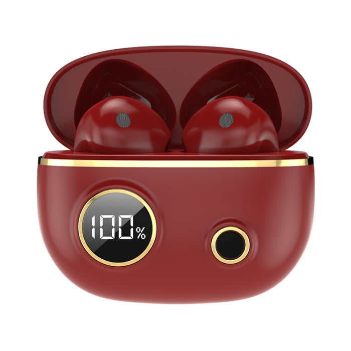 PRO100 TWS Bluetooth 5.2 Auriculares impermeables con cancelación de ruido Auriculares deportivos estéreo 9D con estuche de carga