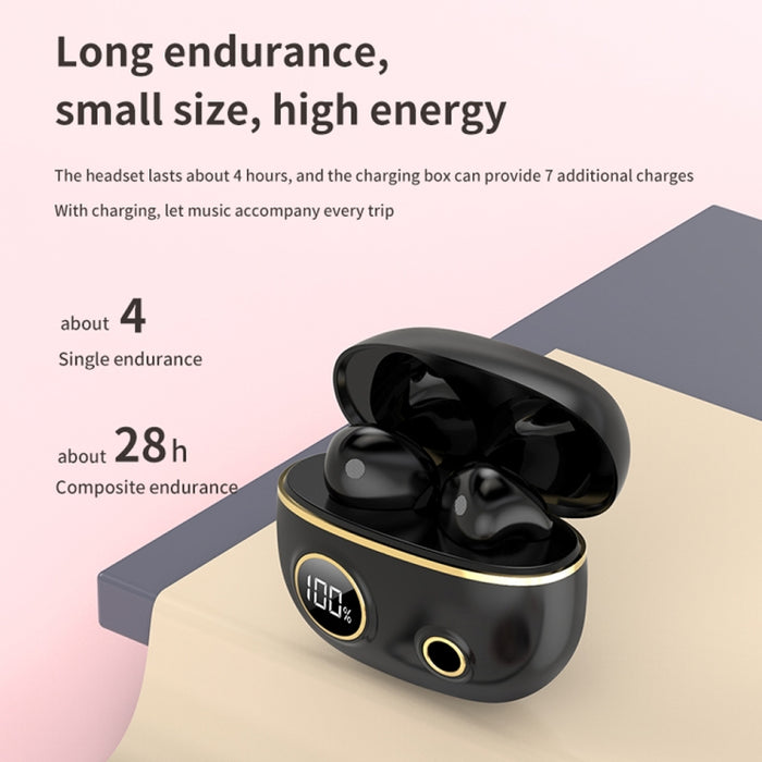 PRO100 TWS Bluetooth 5.2 Auriculares impermeables con cancelación de ruido Auriculares deportivos estéreo 9D con estuche de carga