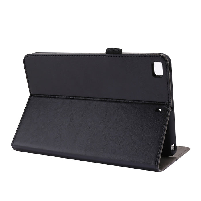 Estuche de cuero de PU con tapa horizontal comercial con soporte de dos pliegues y ranuras para tarjetas y ranura para bolígrafo, For iPad mini 6 / mini 2024