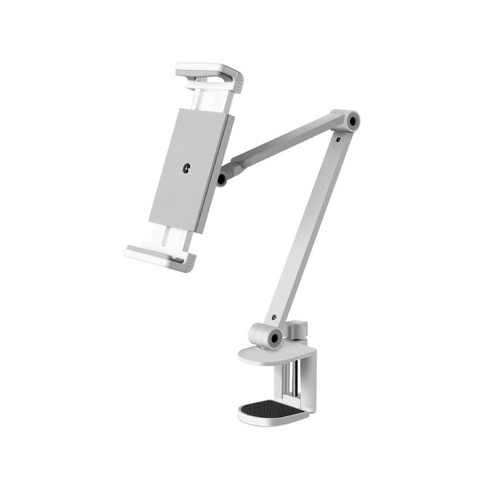 AP-7LC Soporte para teléfonos y tabletas, brazo largo de elevación ajustable giratorio de 360 grados, mesita de noche perezosa