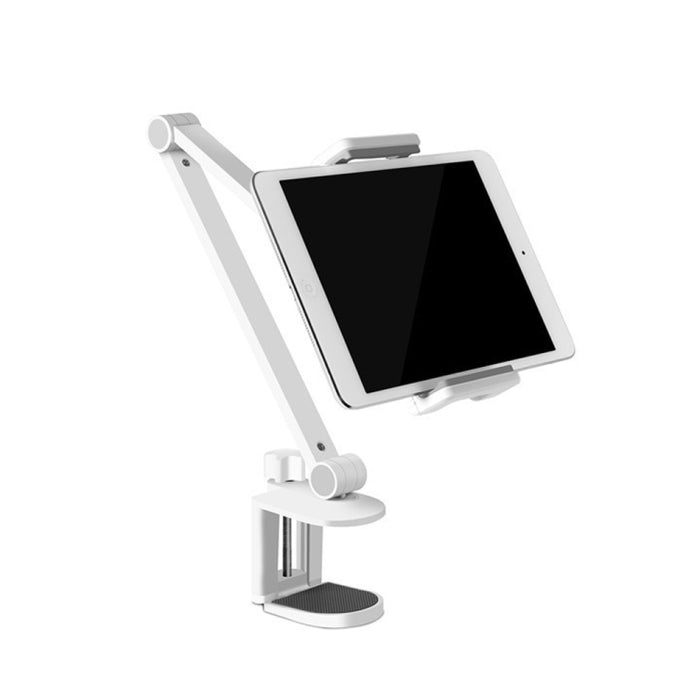 AP-7LC Soporte para teléfonos y tabletas, brazo largo de elevación ajustable giratorio de 360 grados, mesita de noche perezosa