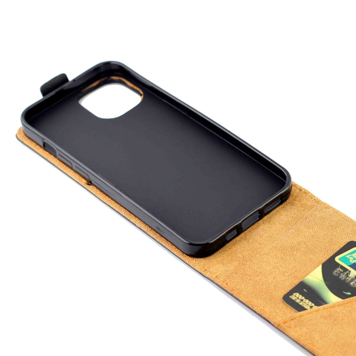 Estuche de cuero TPU con tapa vertical de estilo comercial con ranura para tarjeta, For iPhone 13, For iPhone 13 Pro, For iPhone 13 Pro Max, For iPhone 13 mini, For Samsung Galaxy S21 5G, For Samsung Galaxy S21 Ultra 5G, For Samsung Galaxy Quantum 2   ...