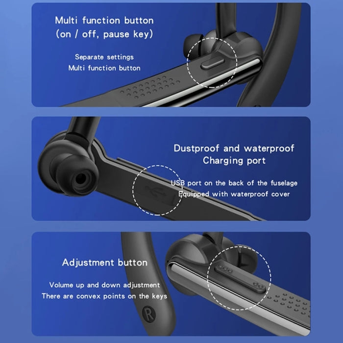 P40 Inalámbrico Bluetooth 5.1 Business Auricular con cancelación de ruido con soporte de micrófono Manos libres