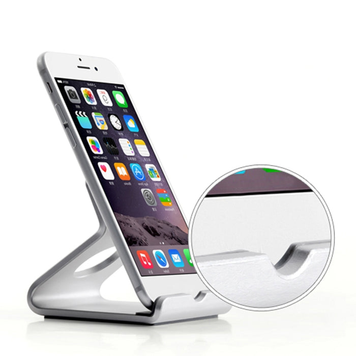 AP-4D Soporte portátil para teléfono móvil de aleación de aluminio, soporte para tableta de escritorio, estante para oficina en casa