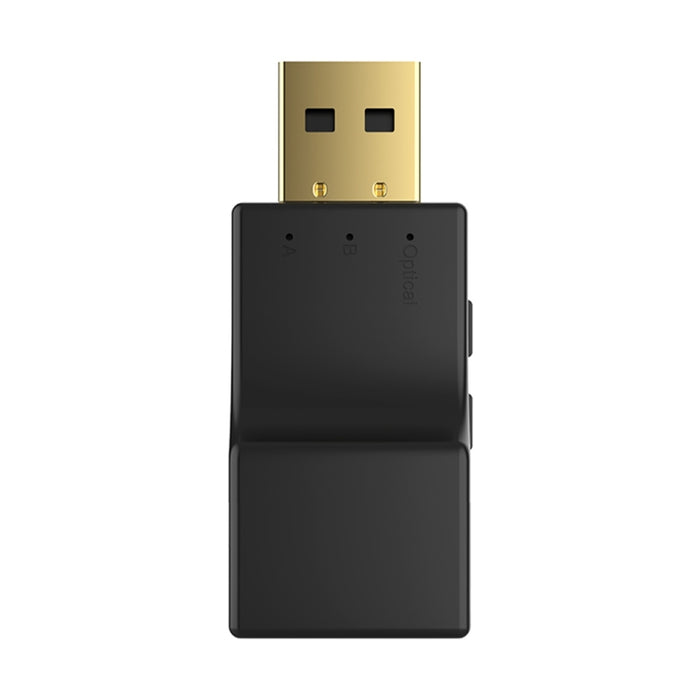 SW03 2 en 1 Transmisor de audio Bluetooth 5.0 USB + Adaptador inalámbrico óptico de baja latencia SPDIF para TV PC