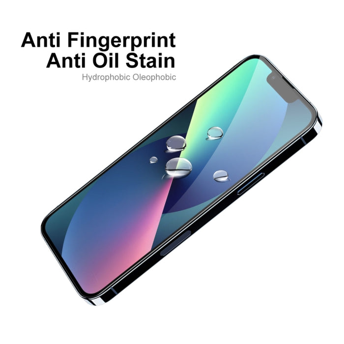 ENKAY Hat-Prince Full Glue Vidrio templado 6D Cobertura completa Protector antiarañazos para iPhone 13 Pro Max, 1pcs, 2pcs, 5pcs