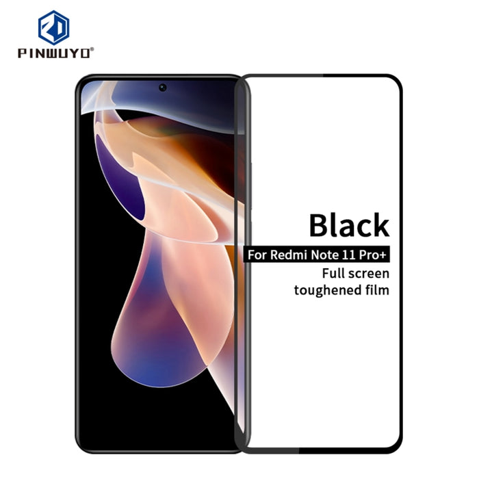 PINWUYO 9H 2.5D Película de vidrio templado de pantalla completa, For Xiaomi Redmi Note 11 Pro, For OPPO A55 4G, For OPPO Realme 8i, For OPPO A55 5G, For Xiaomi Redmi Note 11