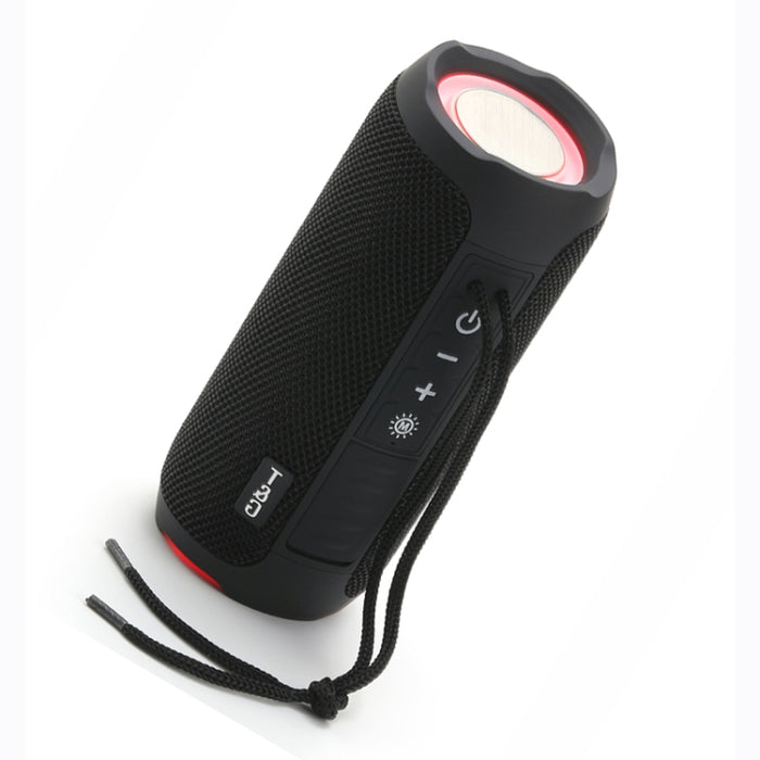 T&G TG227 Altavoz de música Bluetooth impermeable portátil para exteriores con soporte LED FM / TF / USB