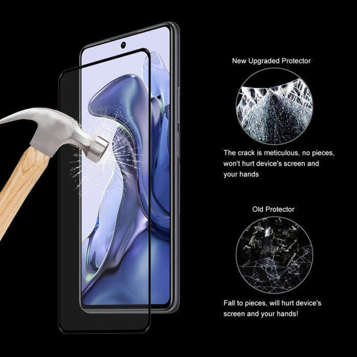 Para Xiaomi Mi 11T / 11T Pro ENKAY Hat-Prince Full Glue 0.26mm 9H 2.5D Protector de pantalla de vidrio templado Película de cobertura completa, For Xiaomi Mi 11T(1 PC), For Xiaomi Mi 11T(2 PCS), For Xiaomi Mi 11T(5 PCS), For Xiaomi Mi 11T(10 PCS)