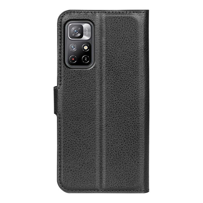 Para Xiaomi Redmi Note 11 Litchi Texture Funda protectora con tapa horizontal con soporte y ranuras para tarjetas y billetera, For Xiaomi Redmi Note 11