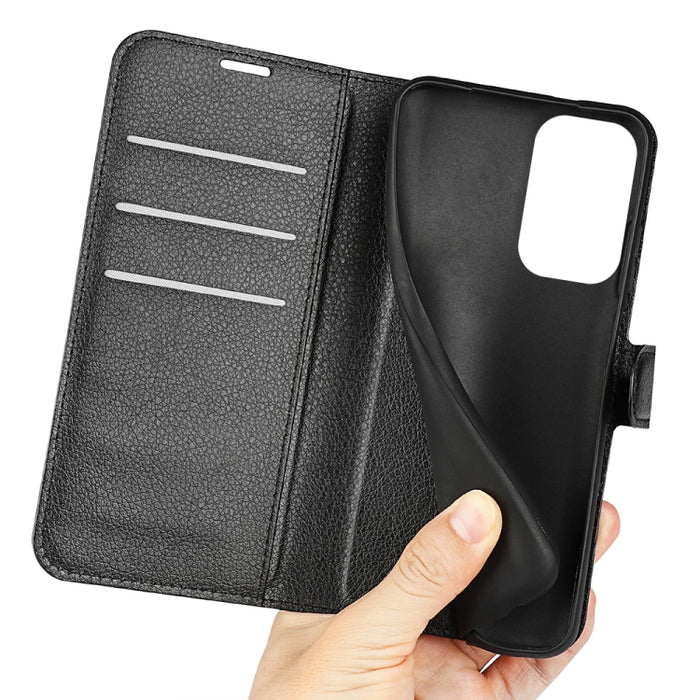 Para Xiaomi Redmi Note 11 Litchi Texture Funda protectora con tapa horizontal con soporte y ranuras para tarjetas y billetera, For Xiaomi Redmi Note 11