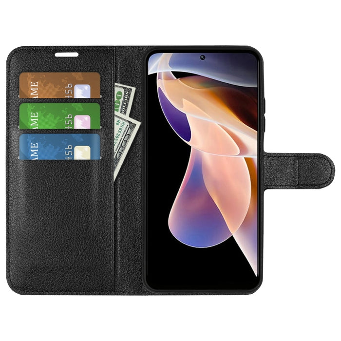 Para Xiaomi Redmi Note 11 Pro / Note 11 Pro + Litchi Texture Funda protectora con tapa horizontal con soporte, ranuras para tarjetas y billetera, For Xiaomi Redmi Note 11 Pro