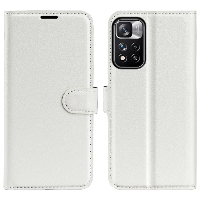 Para Xiaomi Redmi Note 11 Pro / Note 11 Pro + Litchi Texture Funda protectora con tapa horizontal con soporte, ranuras para tarjetas y billetera, For Xiaomi Redmi Note 11 Pro