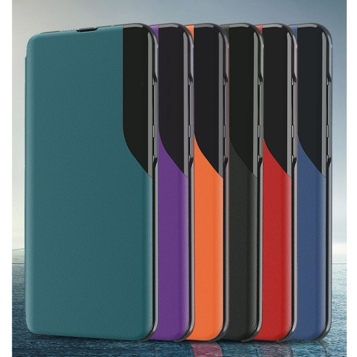 Estuche de cuero con tapa horizontal magnética a prueba de golpes con pantalla lateral con soporte, For Xiaomi Redmi Note 11, For Xiaomi Redmi Note 11 Pro