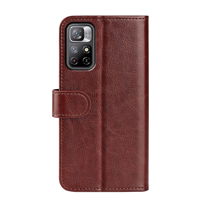 Para Xiaomi Redmi Note 11 R64 Texture Single Horizontal Flip Funda protectora con soporte y ranuras para tarjetas y billetera y marco de fotos, For Xiaomi Redmi Note 11