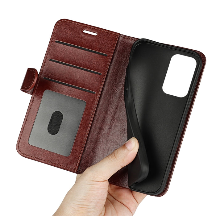 Para Xiaomi Redmi Note 11 R64 Texture Single Horizontal Flip Funda protectora con soporte y ranuras para tarjetas y billetera y marco de fotos, For Xiaomi Redmi Note 11