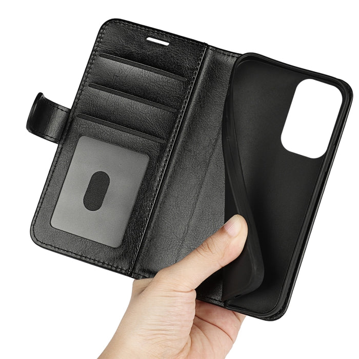 Para Xiaomi Redmi Note 11 Pro / Note 11 Pro+ R64 Funda protectora con textura individual con tapa horizontal con soporte y ranuras para tarjetas y billetera y marco de fotos, For Xiaomi Redmi Note 11 Pro