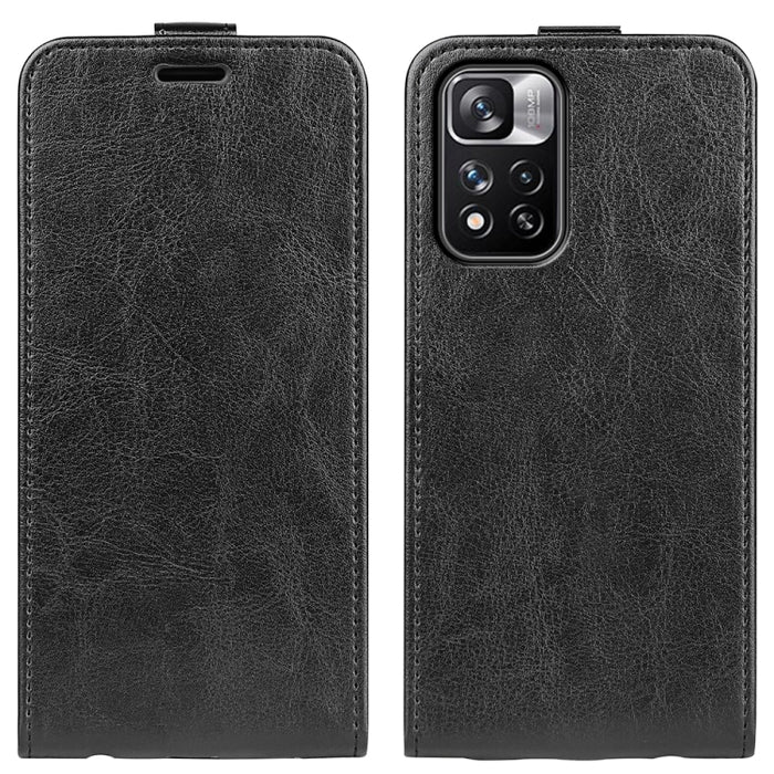 Para Xiaomi Redmi Note 11 Pro / Note 11 Pro + R64 Textura Funda protectora de cuero con tapa vertical única con ranuras para tarjetas y marco de fotos, For Xiaomi Redmi Note 11 Pro