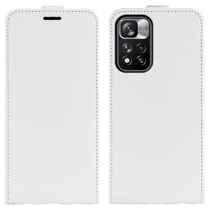 Para Xiaomi Redmi Note 11 Pro / Note 11 Pro + R64 Textura Funda protectora de cuero con tapa vertical única con ranuras para tarjetas y marco de fotos, For Xiaomi Redmi Note 11 Pro