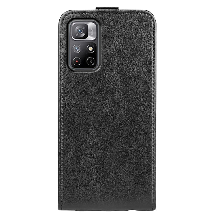 Para Xiaomi Redmi Note 11 R64 Texture Funda protectora de cuero con tapa vertical única con ranuras para tarjetas y marco de fotos, For Xiaomi Redmi Note 11