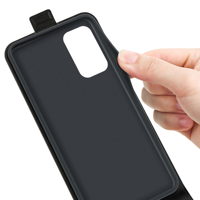 Para Xiaomi Redmi Note 11 R64 Texture Funda protectora de cuero con tapa vertical única con ranuras para tarjetas y marco de fotos, For Xiaomi Redmi Note 11