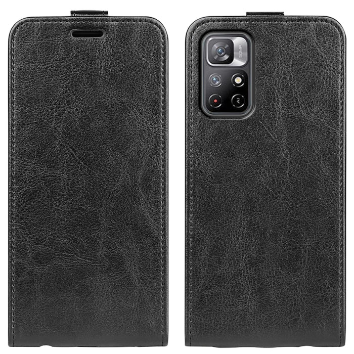 Para Xiaomi Redmi Note 11 R64 Texture Funda protectora de cuero con tapa vertical única con ranuras para tarjetas y marco de fotos, For Xiaomi Redmi Note 11