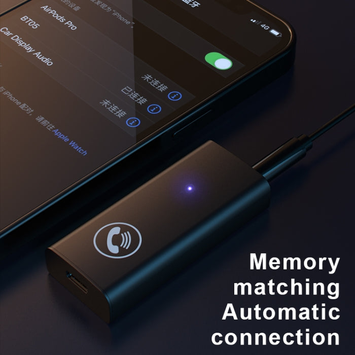 BT05 Bluetooth 5.0 Receptor Adaptador De Audio AUX Para Coche Manos Libres