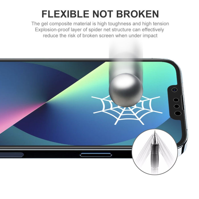 Película de hidrogel a prueba de explosiones con pegamento completo ENKAY para iPhone 13/13 Pro